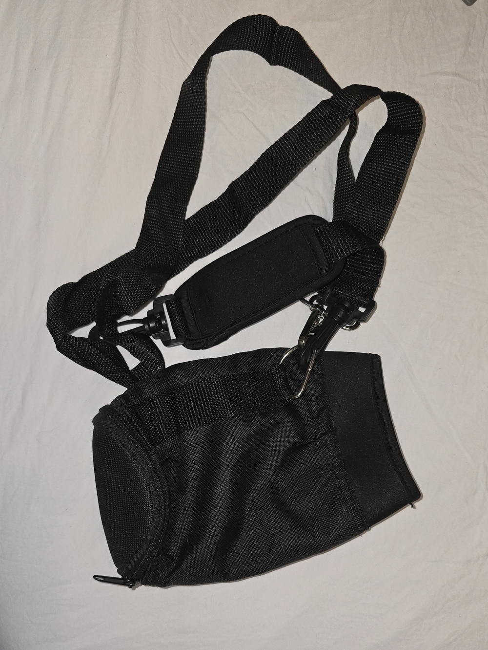 Black Water Bottle Pouch Bag